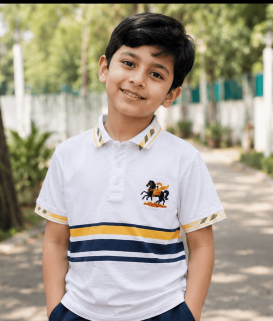 Premium 100% Cotton Kids Polo Shirt