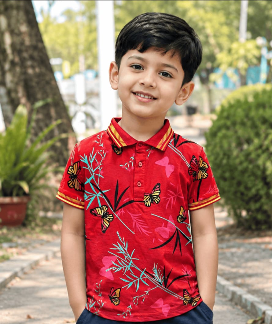 Premium 100% Cotton Kids Polo Shirt