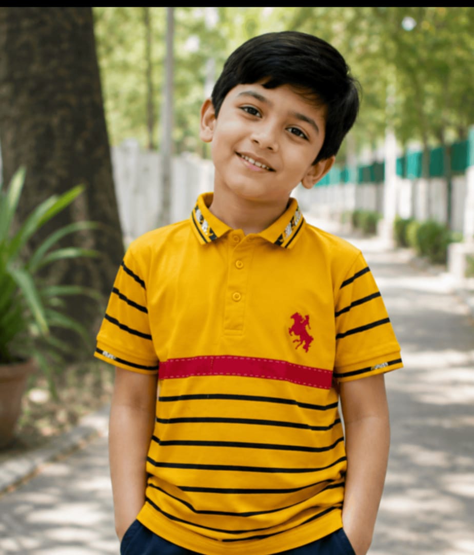Premium 100% Cotton Kids Polo Shirt
